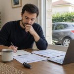 Une personne qui lit un document d'assurance